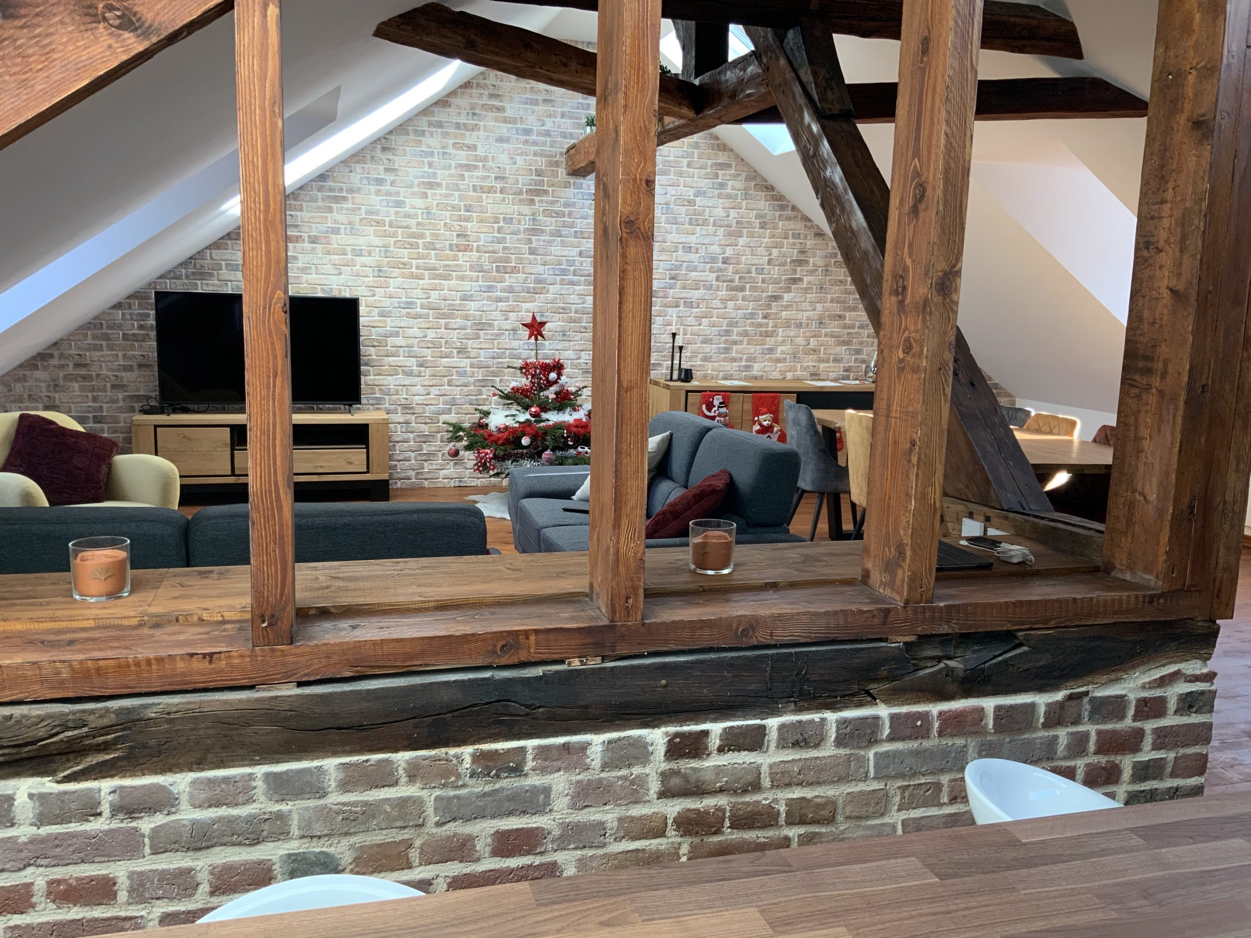 Aménagement d'un appartement sous combles
